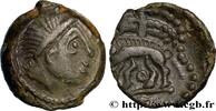FRANCE Bronze au sanglier enseigne GALLIA - AULERCI EBUROVICES (Area of Évreux) Évreux (27) c.60-50 AC. (16mm, 2,86g, 2h) -