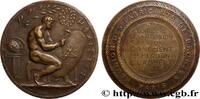 FRANCE Médaille, Concours de La Réunion, Ciselure et Orne TROISIÈME RÉPUBLIQUE 1902 (57,5mm, 92,32g, 12h) -