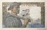 10 Francs MINEUR 1941 FRANKREICH FRANKREICH 10 Francs MINEUR 1941 fVZ fVZ