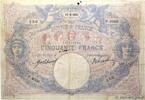 50 Francs BLEU ET ROSE 1911 FRANKREICH FRANKREICH 50 Francs BLEU ET ROSE 1911 fS fS