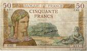 50 Francs CÉRÈS 1934 FRANKREICH FRANKREICH 50 Francs CÉRÈS 1934 fS fS