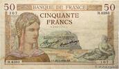 50 Francs CÉRÈS 1936 FRANKREICH FRANKREICH 50 Francs CÉRÈS 1936 S S