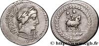 THE REPUBLIC (280 BC to 27 BC) Denier FONTEIA Rome 85 AC. (21mm, 3,88g, 1h) -