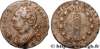 FRANCE 12 deniers dit au faisceau, type FRANCOIS LOUIS XVI Paris 1791 (28mm, 13,09g, 6h) -
