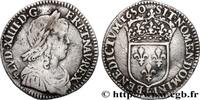FRANCE Douzième d'écu, portrait à la mèche longue LOUIS XIV THE SUN KING Angers 1650 (20mm, 2,17g, 6h) -