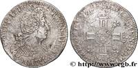 FRANCE Quart d'écu aux huit L, 2e type LOUIS XIV THE SUN KING Paris s.m. (30mm, 5,91g, 6h) -