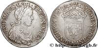 FRANCE Écu, portrait à la mèche longue LOUIS XIV THE SUN KING Montpellier 1649 (39mm, 27,20g, 6h) -