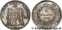 FRANCE 5 francs Hercule, IIe République II REPUBLIC Paris 1848 (37mm, 25,00g, 6h) -