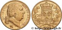 FRANCE 20 francs or Louis XVIII, tête nue LOUIS XVIII Paris 1824 (21mm, 6,40g, 6h) -