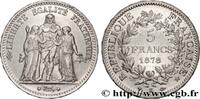 FRANCE 5 francs Hercule III REPUBLIC Bordeaux 1878 (37mm, 25,21g, 6h) -