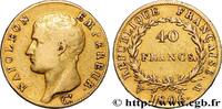 FRANCE 40 francs or Napoléon tête nue, Calendrier grégori PREMIER EMPIRE / FIRST FRENCH EMPIRE Lille 1806 (26mm, 12,78g, 6h) -