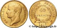 FRANCE 40 francs or Napoléon tête nue, type transitoire PREMIER EMPIRE / FIRST FRENCH EMPIRE Lille 1807 (26mm, 12,88g, 6h) -