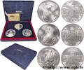 FRANCE Coffret de trois 100 francs Belle Épreuve - Bicent COMMEMORATIVE COINS MONNAIE DE PARIS Pessac 1993 (37mm, 22,2g, 6h) -