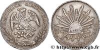 MEXICO 8 Reales MEXICO Zacatecas 1891 (39,5mm, 26,91g, 6h) -