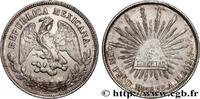 MEXICO 1 Peso aigle / bonnet phrygien et rayons MEXICO Mexico 1898 (39mm, 27,09g, 6h) -