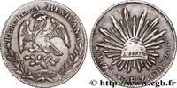 MEXICO 8 Reales Aigle MEXICO Zacatecas 1890 (38,5mm, 26,98g, h) -