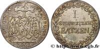 SWITZERLAND - CONFEDERATION OF HELVETIA - CANTON O 1 Batzen SWITZERLAND - CONFEDERATION OF HELVETIA - CANTON OF GRISONS 1807 (25mm, 2,61g, 6h) -