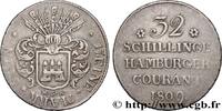 GERMANY - TERRITORY OF HAMBURG 32 schillings, 2e type GERMANY - TERRITORY OF HAMBURG Hambourg 1809 (33mm, 14,01g, 12h) -