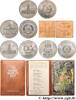 GERMAN DEMOCRATIC REPUBLIC Blister 4 x 5 Mark + médaille GERMAN DEMOCRATIC REPUBLIC Berlin 1987 (29mm, 9,67g, 12h) -