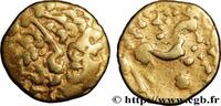 FRANCE Statère d'or biface au flan court, style fin AMBIANI (Area of Amiens) Amiens (80) c. 80-50 AC. (19mm, 7,53g, 2h) -