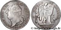 FRANCE Écu dit au génie, légende FRANÇOIS LOUIS XVI Limoges 1792 (38mm, 29,18g, 6h) -