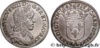 Quart d écu, buste drapé (1er buste de Jean Warin) 1642 FRANKREICH LOUIS XIII  Paris, Monnaie du Louvre 1642 (27mm, 6,93g, 6h) fVZ/VZ