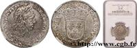 Quart d écu, buste drapé (1er buste de Jean Warin) 1642 FRANKREICH LOUIS XIII  Paris, Monnaie du Louvre 1642 (27mm, 6,61g, 6h) VZ58