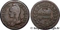 FRANCE Un décime Dupré, modification du 2 décimes DIRECTOIRE Paris 1797 (31mm, 17,40g, 6h) -