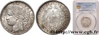 FRANCE 1 franc Cérès, IIIe République III REPUBLIC Paris 1872 (23mm, 5g, 6h) -