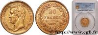 FRANCE 20 francs or Louis-Philippe, Tiolier, tranche insc LOUIS-PHILIPPE I Paris 1831 (21mm, 6,45g, 6h) -