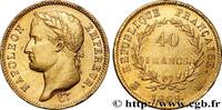 FRANCE 40 francs or Napoléon tête laurée, République fran PREMIER EMPIRE / FIRST FRENCH EMPIRE La Rochelle 1808 (26mm, 12,89g, 6h) -