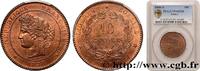 FRANCE 10 centimes Cérès III REPUBLIC Paris 1888 (30mm, 10g, 6h) -