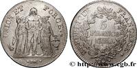 FRANCE 5 francs Union et Force, Union serré, seulement gl CONSULATE Bordeaux 1800 (37mm, 24,78g, 6h) -