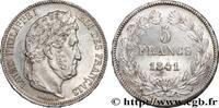 FRANCE 5 francs IIe type Domard LOUIS-PHILIPPE I Lille 1841 (37mm, 24,91g, 6h) -