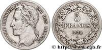 BELGIUM 5 Francs Léopold Ier tête laurée BELGIUM 1835 (37mm, 24,71g, 6h) -