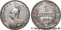 GERMAN EAST AFRICA 1 Rupie (Roupie) Guillaume II Deutsch-Ostafrica GERMAN EAST AFRICA Hambourg 1910 (30mm, 11,65g, 12h) -