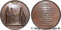 FRANCE Médaille, Souvenir du jubilé triséculaire de l'Aca ACADÉMIES ET SOCIÉTÉS SAVANTES Genève, Suisse 1859 (56,50mm, 95,17g, 12h) -