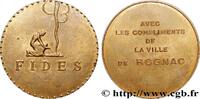 FRANCE Médaille, FIDES CONSEIL GÉNÉRAL, DÉPARTEMENTAL OU MUNICIPAL - CONSEILLERS 13 - Rognac n.d. (49mm, 50,99g, 12h) -