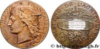 FRANCE Médaille, Concours régional agricole, espèce porci AGRICULTURE 77 - Melun 1887 (50,5mm, 57,53g, 12h) -