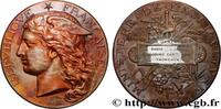FRANCE Médaille, Concours général agricole, taureaux AGRICULTURE 75 - Paris 1888 (50,5mm, 56,68g, 12h) -