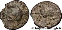 FRANCE Quart de statère en bronze à la tête luniforme GALLIA - SANTONES / MID-WESTERN, Unspecified IIe - Ier siècles avant J.-C. (13,5mm, 1,52g, 6h) -
