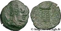 FRANCE Unité ou bronze au trépied GALLIA - SOUTH WESTERN GAUL - LONGOSTALETES (Area of Narbonne) 121-45 AC. (25,5mm, 6,81g, 3h) -
