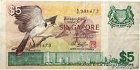 SINGAPORE 5 Dollars SINGAPORE 5 Dollars 1976 F -