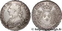 FRANCE Demi-écu aux branches d'olivier LOUIS XVI Paris 1790 (33mm, 14,76g, 6h) -