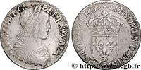 FRANCE Demi-écu, portrait à la mèche longue LOUIS XIV THE SUN KING Rennes 1658 (31,5mm, 13,30g, 6h) -