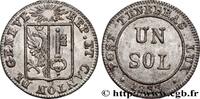1 Sol 1833 SCHWEIZ - REPUBLIK GENF SCHWEIZ - REPUBLIK GENF  1833 (17mm, 0,96g, 6h) VZ