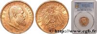 GERMANY - KINGDOM OF WURTTEMBERG - WILLIAM II 20 Mark or GERMANY - KINGDOM OF WURTTEMBERG - WILLIAM II Stuttgart 1900 (22,5mm, 7,97g, 12h) -