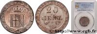 GERMANY - KINGDOM OF WESTPHALIA 20 Cent. monogramme de Jérôme Napoléon GERMANY - KINGDOM OF WESTPHALIA Cassel - C 1812 (24mm, 3,87g, 12h) -