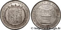 FRANCE Jeton de la fondation pour le mariage des “Filles- ARDENNES - DUCHÉ DU RETHÉLOIS - LOUIS DE GONZAGUE ET HENRIETTE DE CLÈVES 1722 (28,5mm, 7,40g, 6h) -
