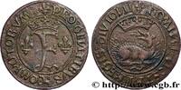 FRANCE Chambres des comptes CHAMBRE DES COMPTES DE DIJON (1525) (27mm, 3,59g, 12h) -